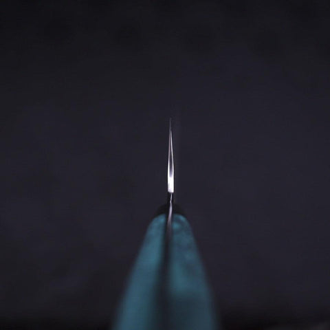 Gyuto SG-2 Tsuchime Manche en Turquoise Vert 240mm-[Musashi]-[Couteaux de cuisine japonais]