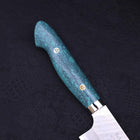 Gyuto SG-2 Tsuchime Manche en Turquoise Vert 240mm-[Musashi]-[Couteaux de cuisine japonais]
