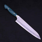 Gyuto SG-2 Tsuchime Manche en Turquoise Vert 240mm-[Musashi]-[Couteaux de cuisine japonais]
