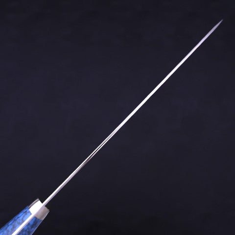 Gyuto SG-2 Tsuchime Turquoise Blue Handle 240mm-[Musashi]-[Japanese-Kitchen-Knives]