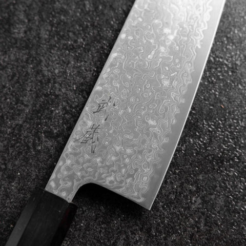 Gyuto SLD Black Damas Manche en Ébène 210mm-[Musashi]-[Couteaux de cuisine japonais]