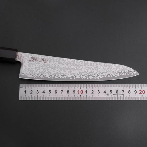 Gyuto SLD Damas Manche en Ébène 195mm-[Musashi]-[Couteaux de cuisine japonais]