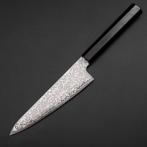 Gyuto SLD Damas Noir Manche en Ébène 150mm-[Musashi]-[Couteaux de cuisine japonais]
