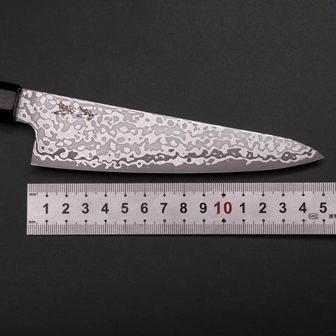 Gyuto SLD Damas Noir Manche en Ébène 150mm-[Musashi]-[Couteaux de cuisine japonais]