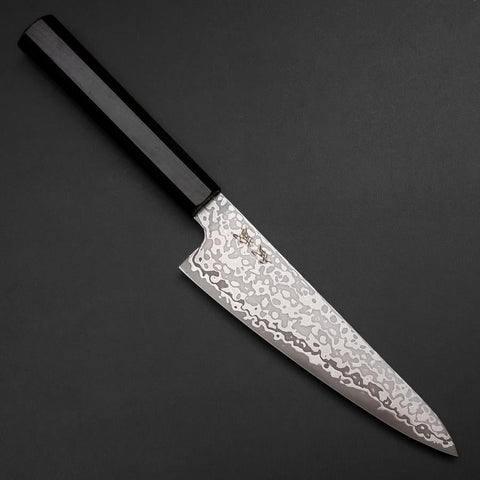 Gyuto SLD Damas Noir Manche en Ébène 150mm-[Musashi]-[Couteaux de cuisine japonais]