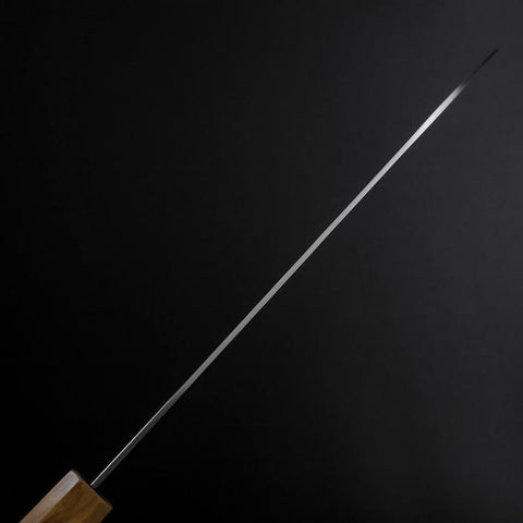 Gyuto SLD Damas coloré Tsuchime au Nickel Manche en Olivier 210mm Édition limitée-[Musashi]-[Couteaux de cuisine japonais]