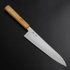 Gyuto SLD Damas coloré Tsuchime au Nickel Manche en Olivier 210mm Édition limitée-[Musashi]-[Couteaux de cuisine japonais]