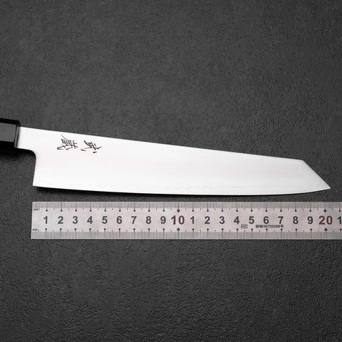 Gyuto SLD Miroir Manche en Buffle et Noyer 205mm-[Musashi]-[Couteaux de cuisine japonais]
