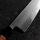 Gyuto SLD Miroir Manche en Buffle et Noyer 210mm-[Musashi]-[Couteaux de cuisine japonais]