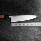 Gyuto SLD Miroir Manche en Buffle et Noyer 210mm-[Musashi]-[Couteaux de cuisine japonais]