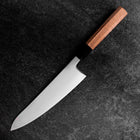 Gyuto SLD Mirror Buffalo Walnut Handle 210mm (8.3”)-[Musashi]-[Japanese-Kitchen-Knives]
