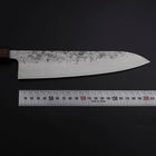 Gyuto SLD Nashiji Washi Manche Urushi Pourpre 210mm-[Musashi]-[Couteaux de cuisine japonais]