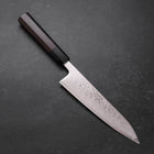 Gyuto SLD Nickel en Vagues Damas Manche Buffle et Ébène 180mm-[Musashi]-[Couteaux de cuisine japonais]