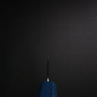 Gyuto SLD Nickel en Vagues Damas Manche Urushi Bleu 180mm-[Musashi]-[Couteaux de cuisine japonais]