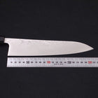 Gyuto SLD Nickel en Vagues Damas Manche en Buffle et Ébène 210mm-[Musashi]-[Couteaux de cuisine japonais]