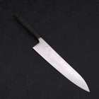 Gyuto SLD Nickel en Vagues Damas Manche en Buffle et Ébène 240mm-[Musashi]-[Couteaux de cuisine japonais]