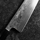 Gyuto SLD Nickel en Vagues Damas Manche en Buffle et Noyer 210mm-[Musashi]-[Couteaux de cuisine japonais]