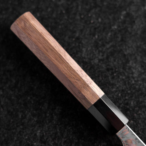 Gyuto SLD Nickel en Vagues Damas Manche en Buffle et Noyer 210mm-[Musashi]-[Couteaux de cuisine japonais]