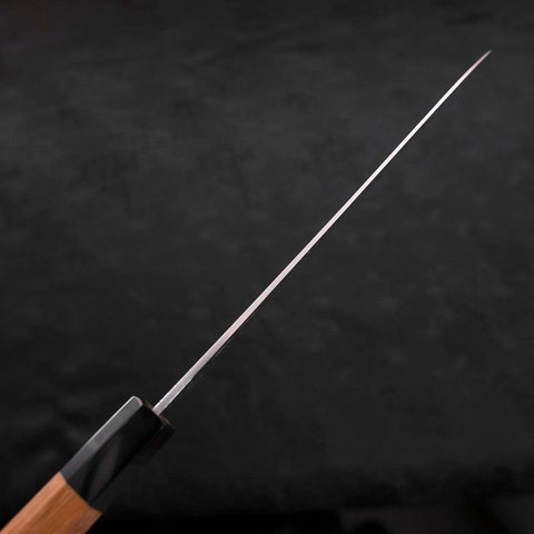 Gyuto SLD Nickel en Vagues Damas Manche en Buffle et Bois de Teck 210mm-[Musashi]-[Couteaux de cuisine japonais]