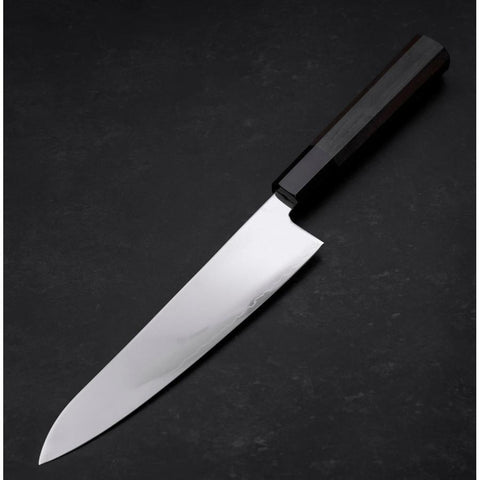 Gyuto SLD Poli Manche en Noyer 240mm-[Musashi]-[Couteaux de cuisine japonais]