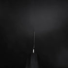 Gyuto SLD Wave Nickel Damascus Dark Blue Urushi Handle 240mm-[Musashi]-[Couteaux de cuisine japonais]