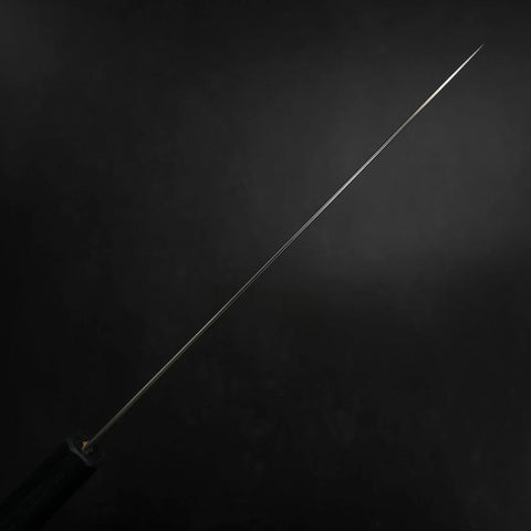Gyuto SLD Wave Nickel Damascus Dark Blue Urushi Handle 240mm-[Musashi]-[Couteaux de cuisine japonais]