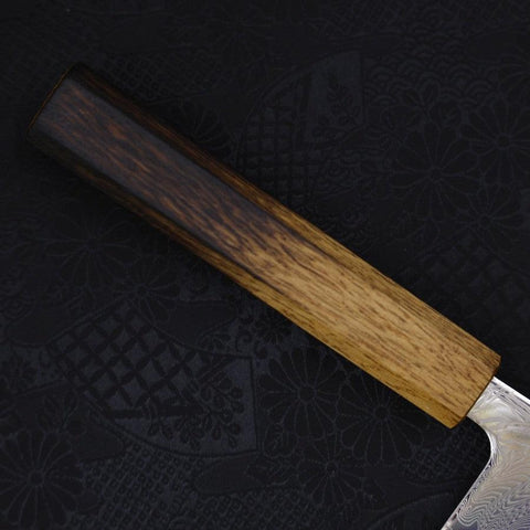 Gyuto SLD Nickel en Vagues Damas Manche Yaki Urushi 210mm-[Musashi]-[Couteaux de cuisine japonais]