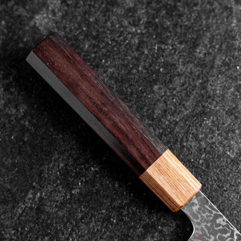 Gyuto SPG-Strix Damas Manche en Bois de Rose 180mm-[Musashi]-[Couteaux de cuisine japonais]