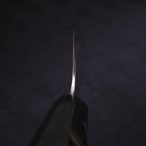 Gyuto Silver Steel #3 Damas Manche en Buffle et Ébène 210mm-[Musashi]-[Couteaux de cuisine japonais]