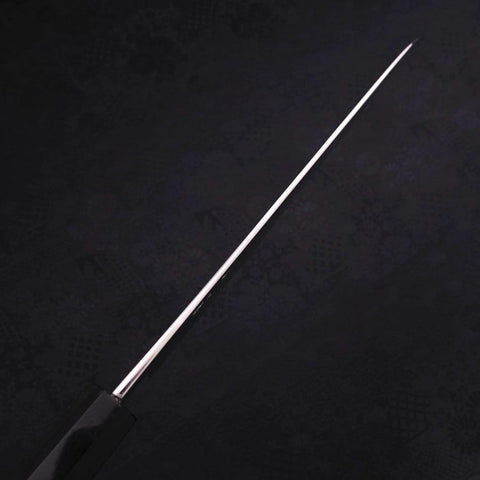 Gyuto Silver Steel #3 Damas Manche en Buffle et Ébène 210mm-[Musashi]-[Couteaux de cuisine japonais]