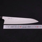 Gyuto Silver Steel #3 Damas Manche en Buffle et Ébène 210mm-[Musashi]-[Couteaux de cuisine japonais]