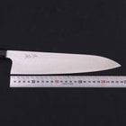 Gyuto Silver Steel #3 Damas Manche en Buffle et Ébène 240mm-[Musashi]-[Couteaux de cuisine japonais]