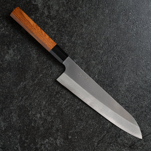 Gyuto Silver Steel #3 Kasumi Buffalo Bubinga Handle 210mm (8.3”)-[Musashi]-[Japanese-Kitchen-Knives]