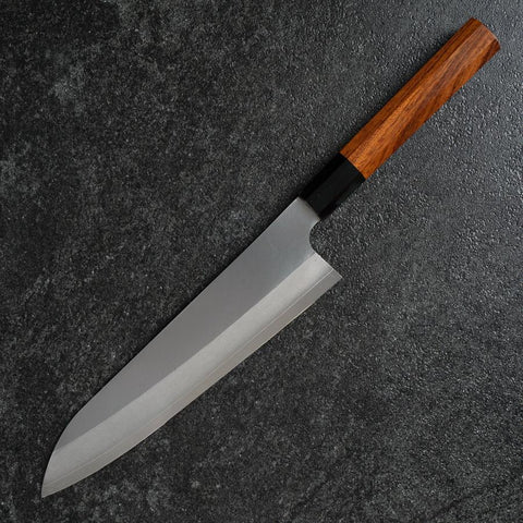 Gyuto Silver Steel #3 Kasumi Manche en Buffle et Bubinga 210mm-[Musashi]-[Couteaux de cuisine japonais]