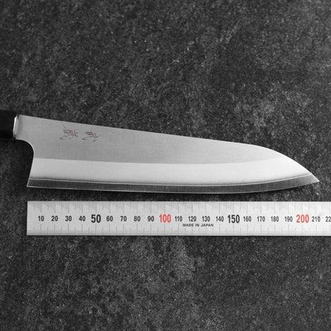 Gyuto Silver Steel #3 Kasumi Manche en Buffle et Noyer 210mm-[Musashi]-[Couteaux de cuisine japonais]