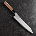 Gyuto Silver Steel #3 Kasumi Manche en Buffle et Noyer 240mm-[Musashi]-[Couteaux de cuisine japonais]