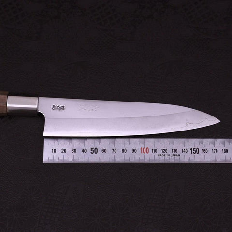 Gyuto Silver Steel #3 Manche en Noyer 180mm-[Musashi]-[Couteaux de cuisine japonais]
