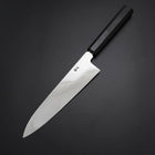 Gyuto Silver Steel #3 Miroir Honyaki Manche en Buffle et Ébène 210mm-[Musashi]-[Couteaux de cuisine japonais]