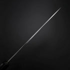 Gyuto Silver Steel #3 Miroir Honyaki Manche en Buffle et Ébène 210mm-[Musashi]-[Couteaux de cuisine japonais]