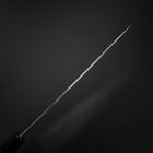 Gyuto Silver Steel #3 Miroir Honyaki Manche en Buffle et Ébène 240mm-[Musashi]-[Couteaux de cuisine japonais]