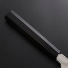 Gyuto Silver Steel #3 Miroir Honyaki Manche en Buffle et Ébène 240mm-[Musashi]-[Couteaux de cuisine japonais]
