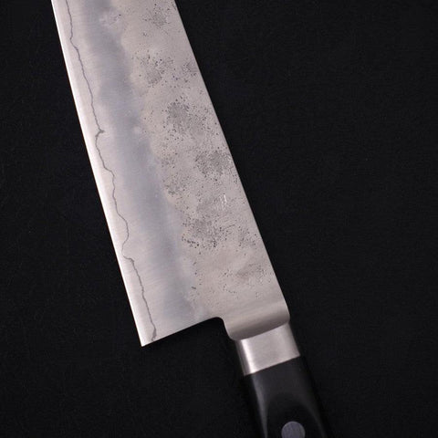 Gyuto Silver Steel #3 Nashiji Manche Occidental noire 210mm-[Musashi]-[Couteaux de cuisine japonais]