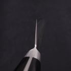 Gyuto Silver Steel #3 Nashiji Manche Occidental noire 210mm-[Musashi]-[Couteaux de cuisine japonais]
