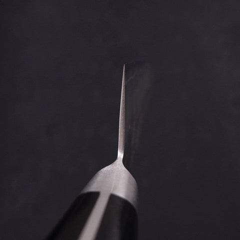 Gyuto Silver Steel #3 Nashiji Manche Occidental noire 210mm-[Musashi]-[Couteaux de cuisine japonais]