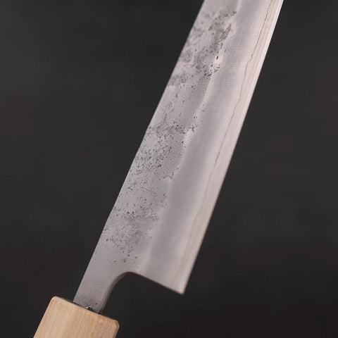 Gyuto Silver Steel #3 Nashiji Manche en Noyer et Érable 180mm-[Musashi]-[Couteaux de cuisine japonais]