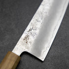 Gyuto Silver Steel #3 Nashiji Manche en Olivier 210mm-[Musashi]-[Couteaux de cuisine japonais]