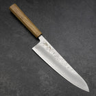 Gyuto Silver Steel #3 Nashiji Manche en Olivier 210mm-[Musashi]-[Couteaux de cuisine japonais]