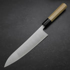 Gyuto Silver Steel #3 Poli Manche en Buffle et Magnolia 210mm-[Musashi]-[Couteaux de cuisine japonais]