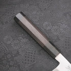 Gyuto Single-Edged White Steel #2 Kasumi Buffalo Ebony Handle 180mm (7”)-[Musashi]-[Couteaux de cuisine japonais]