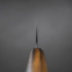 Gyuto Stainless Clad Blue Super Kurouchi Nashiji Sumi Urushi Handle 240mm-[Musashi]-[Couteaux de cuisine japonais]